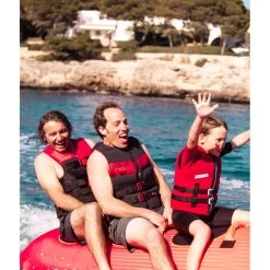 BOUEE TRACTEE BANANE ROUGE JOBE 3 PERSONNES -Aqua Gear Soldes bouee tractee banane rouge jobe 3 personnes 3