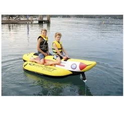 BOUEE TRACTEE SPINERA ROCKET 2 PERSONNES -Aqua Gear Soldes bouee tractee spinera rocket 2 personnes 4