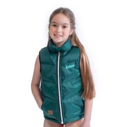 GILET DE FLOTTAISON BODYWARMER JOBE VERT ENFANT