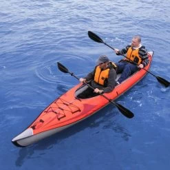 KAYAK GONFLABLE ADVANCED ELEMENTS FRAME CONVERTIBLE ELITE ROUGE -Aqua Gear Soldes kayak gonflable advanced elements frame convertible elite rouge 3