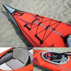 KAYAK GONFLABLE ADVANCED ELEMENTS FRAME CONVERTIBLE ELITE ROUGE -Aqua Gear Soldes kayak gonflable advanced elements frame convertible elite rouge 4