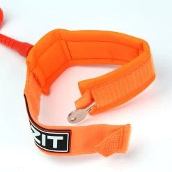 LEASH DE SUP HOWZIT COIL ORANGE -Aqua Gear Soldes leash de sup howzit coil orange 5