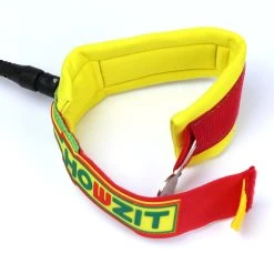 LEASH DE SUP HOWZIT COIL RASTA 9' 10 LEASH DE SUP HOWZIT COIL RASTA 9' -Aqua Gear Soldes leash de sup howzit coil rasta 9 1 3