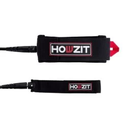 LEASH SURF HOWZIT NOIR DIAMETRE 7MM -Aqua Gear Soldes leash surf howzit noir diametre 7mm 3