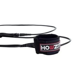 LEASH SURF HOWZIT NOIR DIAMETRE 7MM -Aqua Gear Soldes leash surf howzit noir diametre 7mm 9